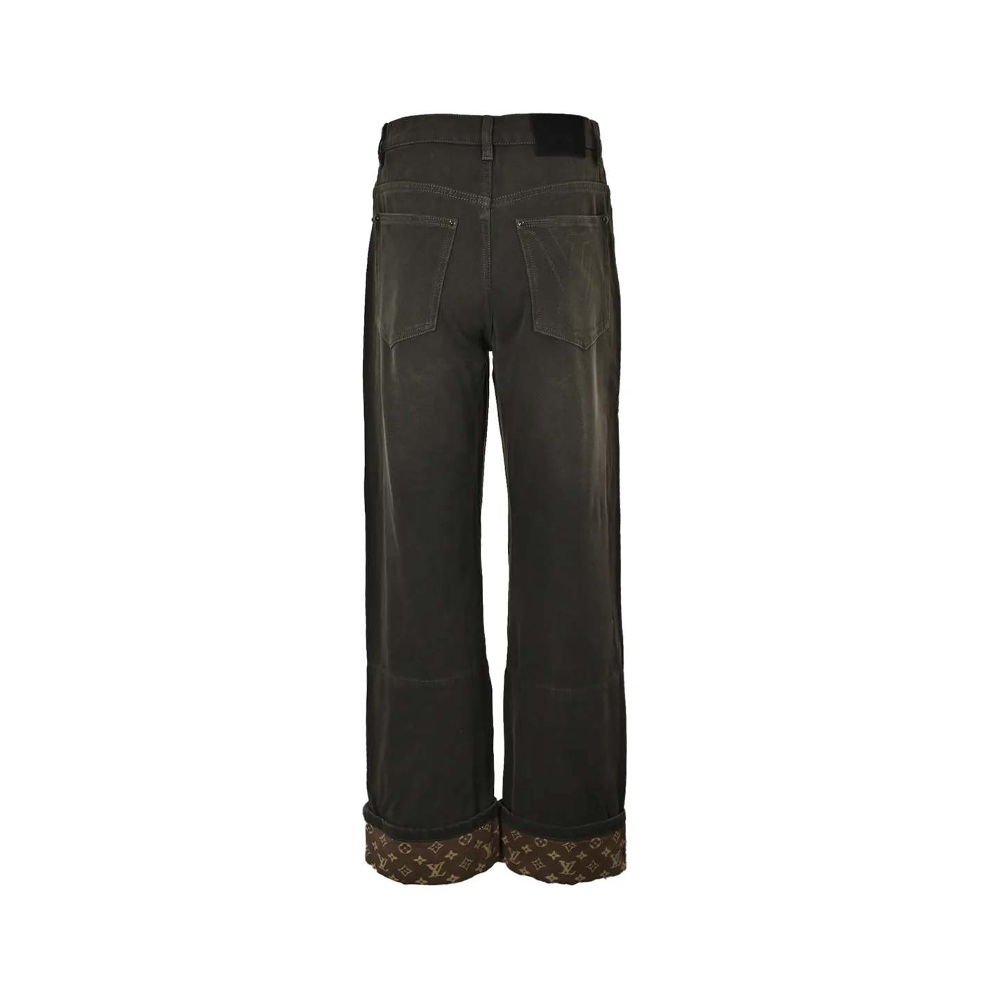 Louis Vuitton/Louis Vuitton trousers turn-down presbyopic jeans